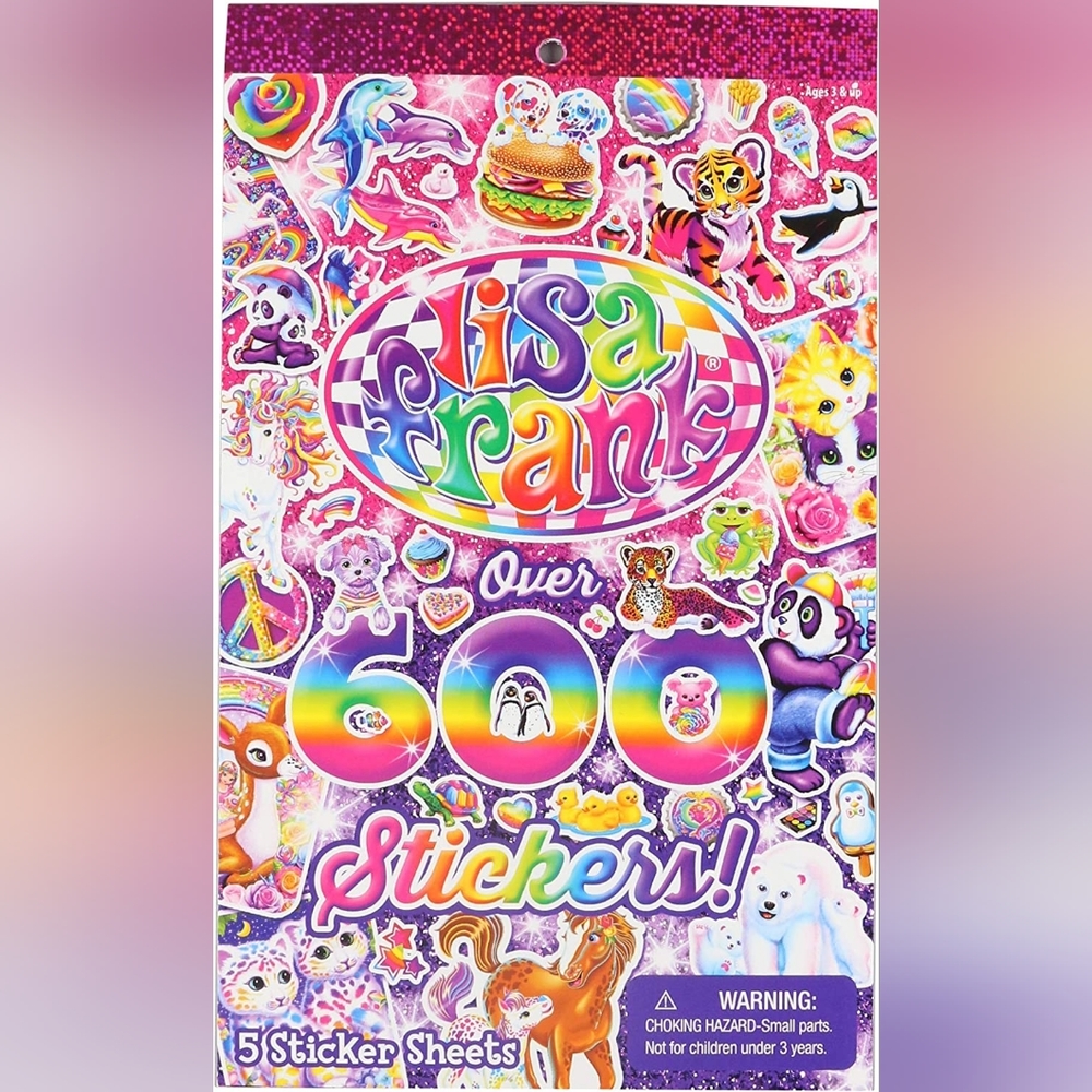 Lisa Frank 600+ Sticker Book